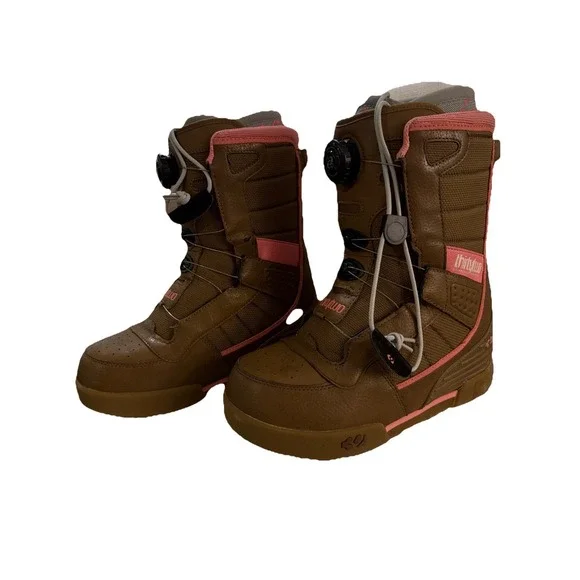 thirtytwo Women's Binary Boa Snowboard Boots Tan Pink Size 9 2014 READ - Picture 3 of 10